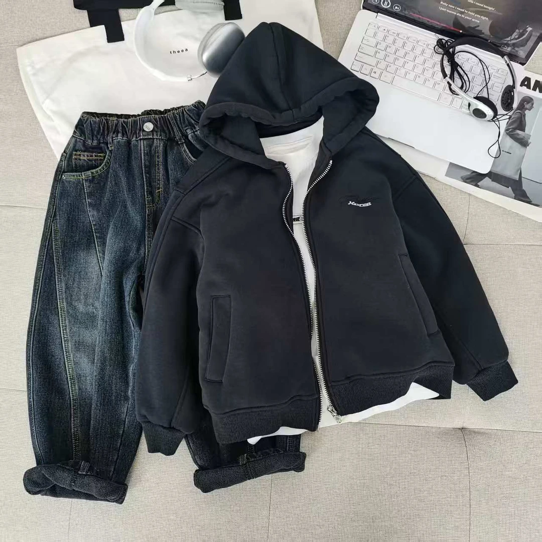 【现货】杭州六小六正版BY LIUXIAOLIU秋冬季儿童加绒外套17734