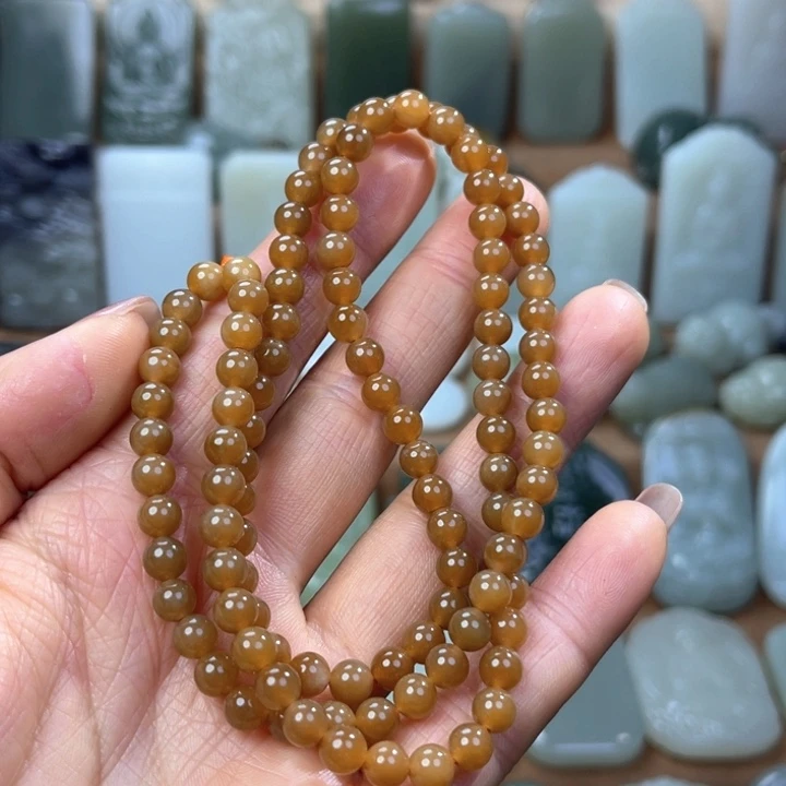 和田玉（糖玉）未镶嵌项链纯**乐