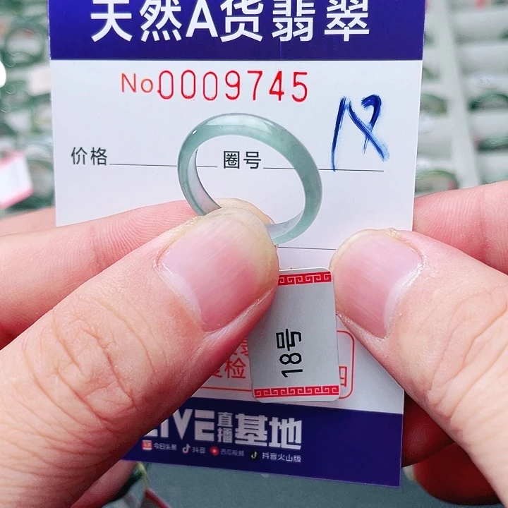 翡翠未镶嵌戒指天然A货翡翠戒指