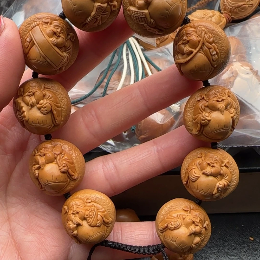 桃***子手串橄榄核橄榄核