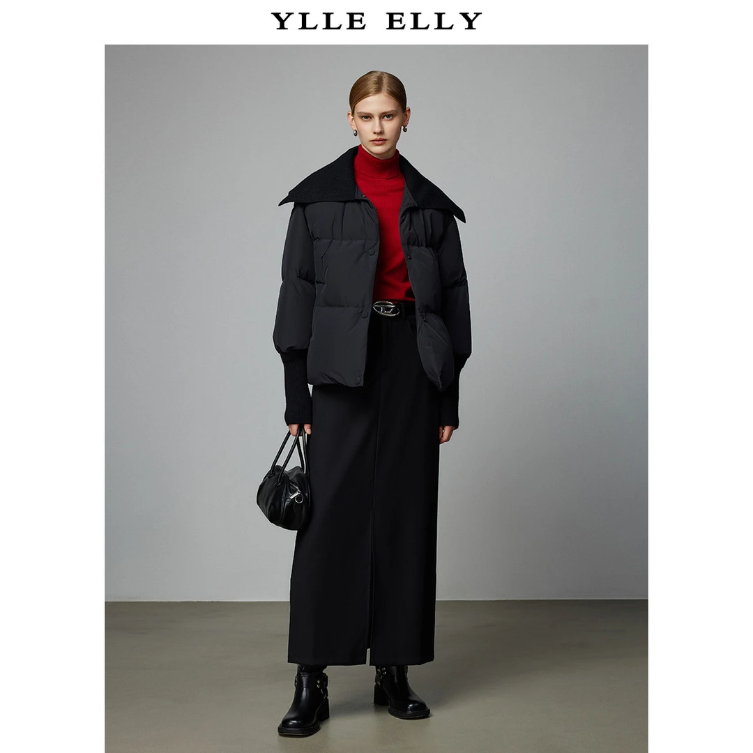 【羊羊专属】羽绒服女冬季针织设计感减龄面包服YC427310663