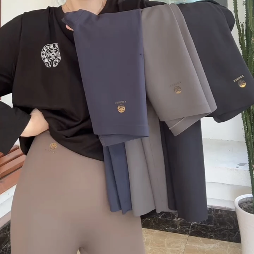 秋冬款无腰无痕泡泡裤云朵暖绒芭比女外穿高腰收腹打底鲨鱼裤瑜伽