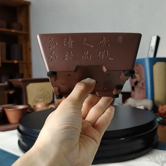 全手工四方斗盆桌面