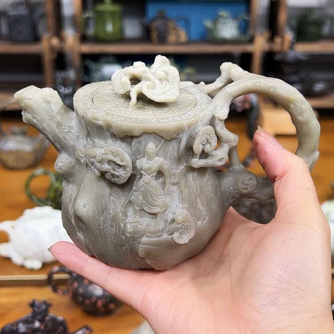 库***里福利茶空间天然原石料