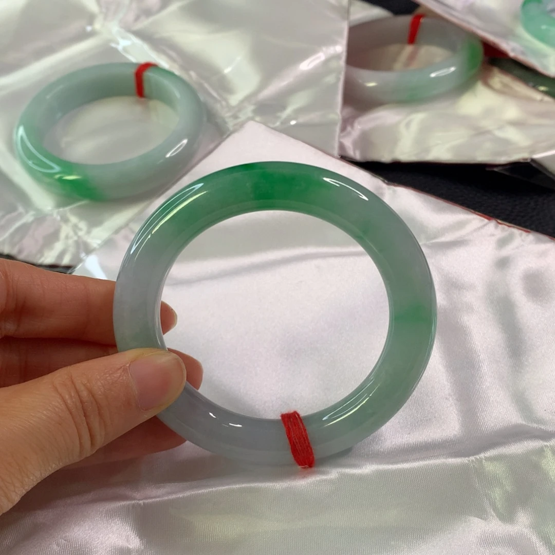 翡翠未镶嵌手镯翡翠手镯54.7