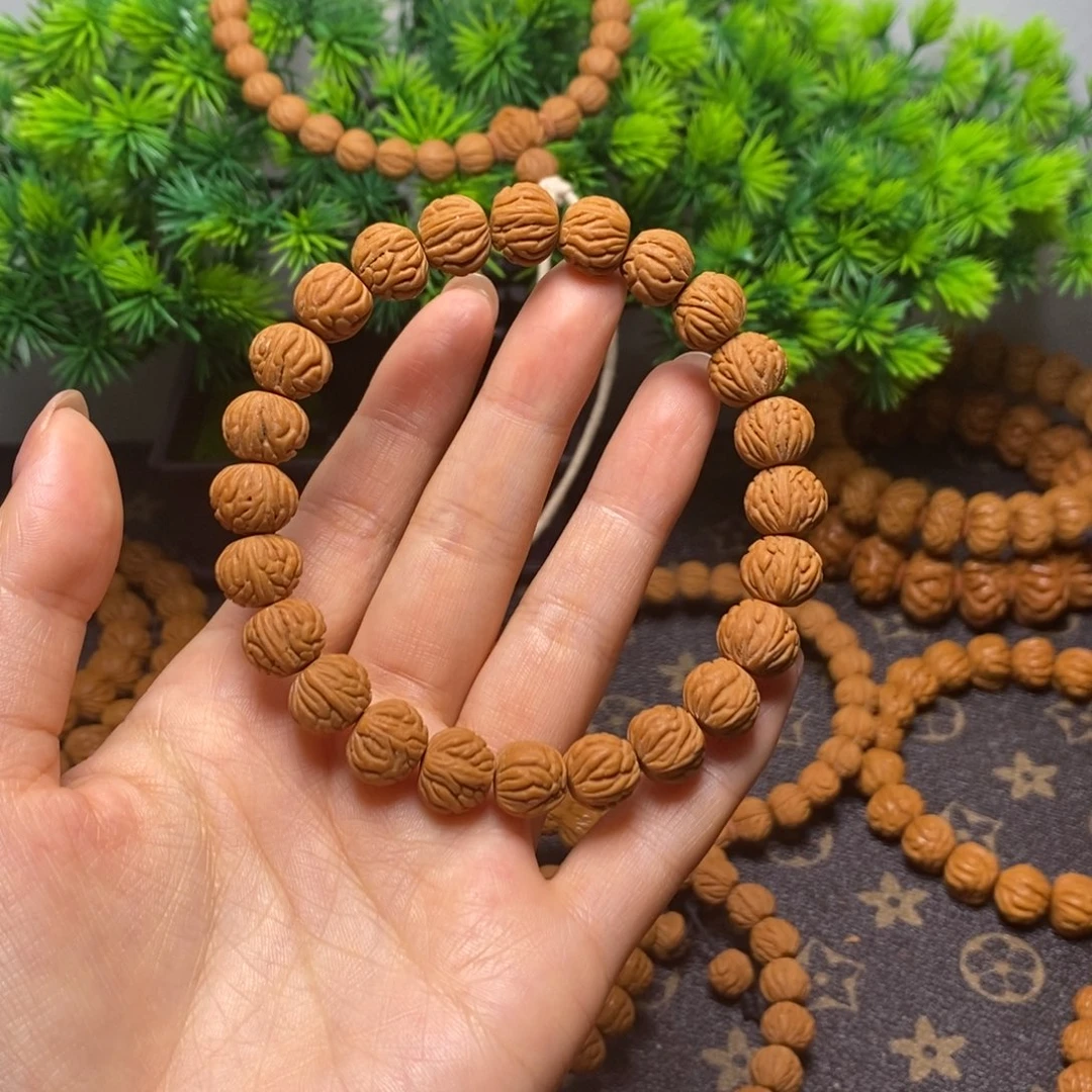 *****桃核手串秦岭桃核