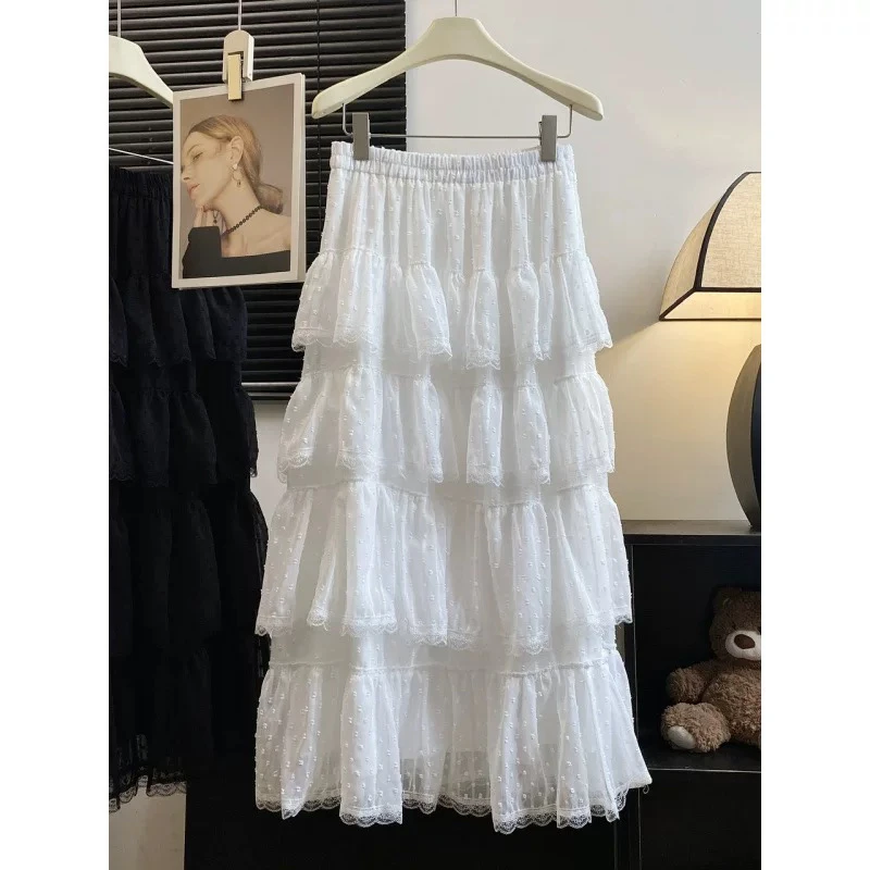 【JINJIN】2025夏季新款小众设计半身裙（0063）NO退NO换