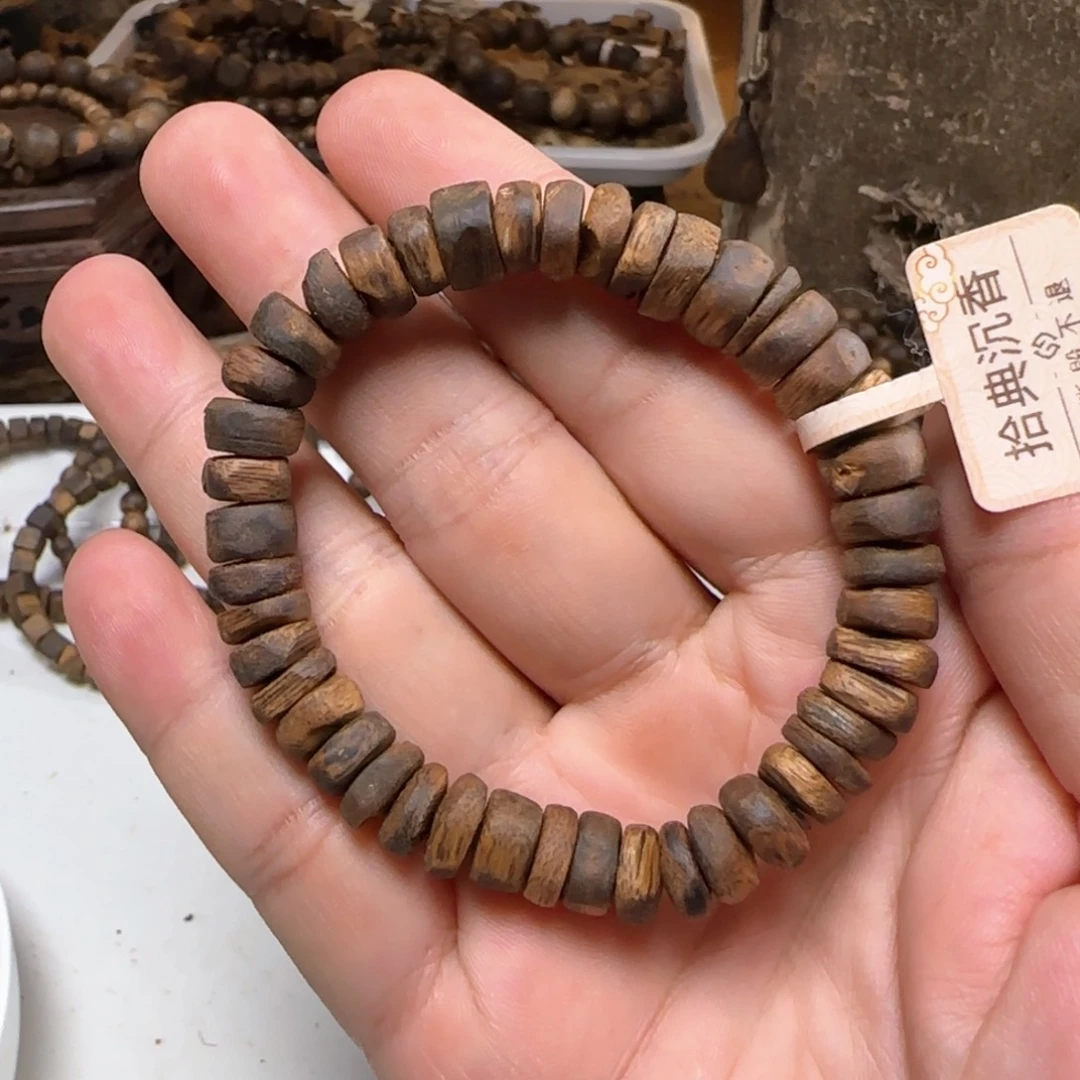 沉香手串小**灰沉香手串8