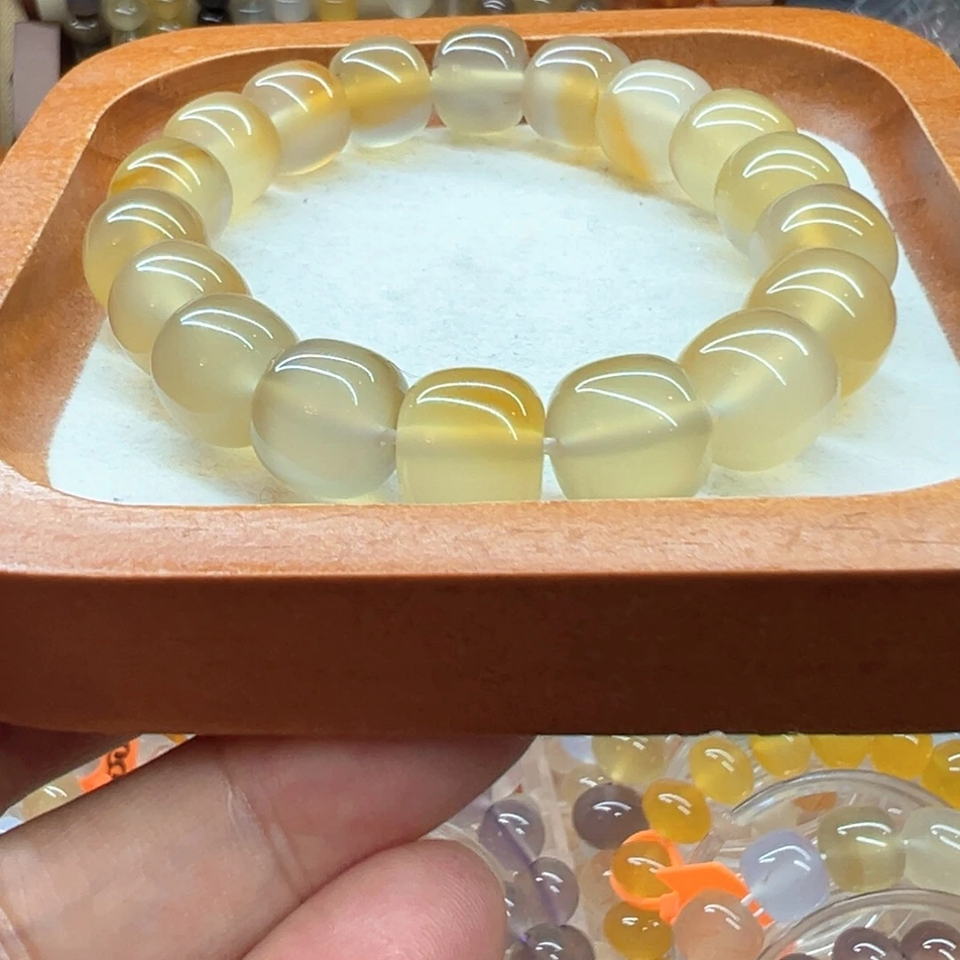 玛瑙/玉髓未镶嵌手链