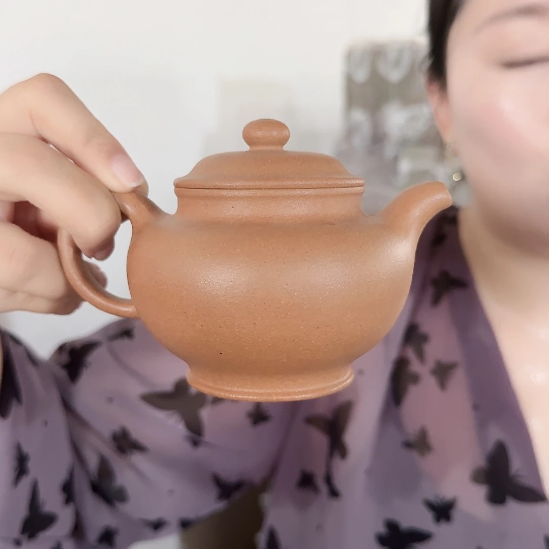 茶壶紫砂宜兴原矿紫砂老宕口黄金段