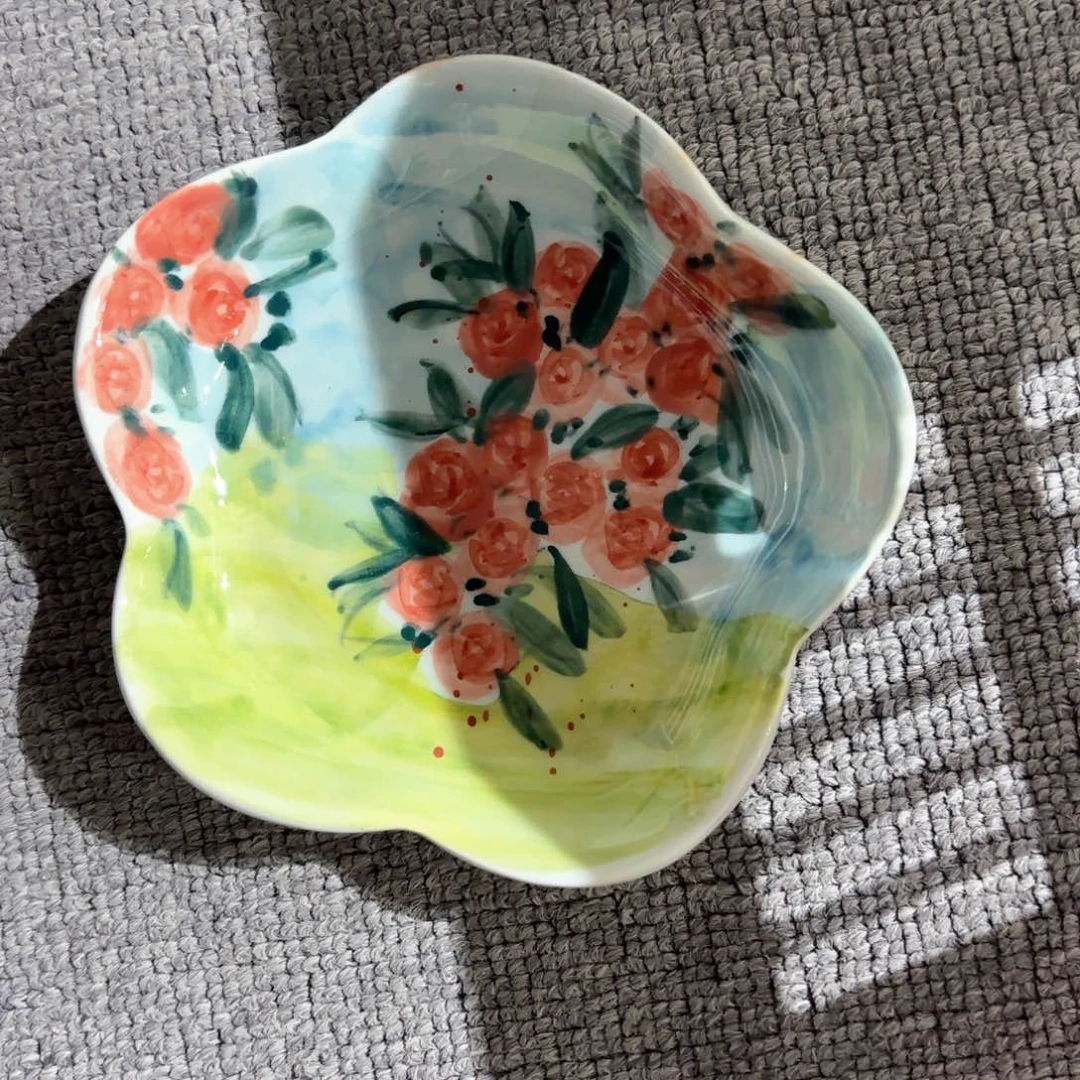 景德镇手绘高温釉下彩陶瓷茶具