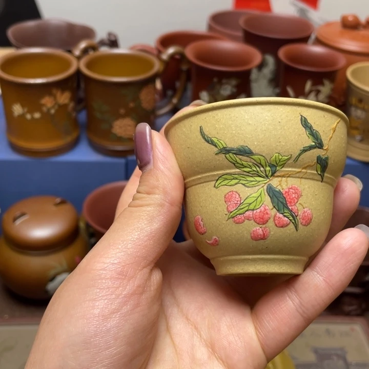 紫砂茶杯紫砂主人杯