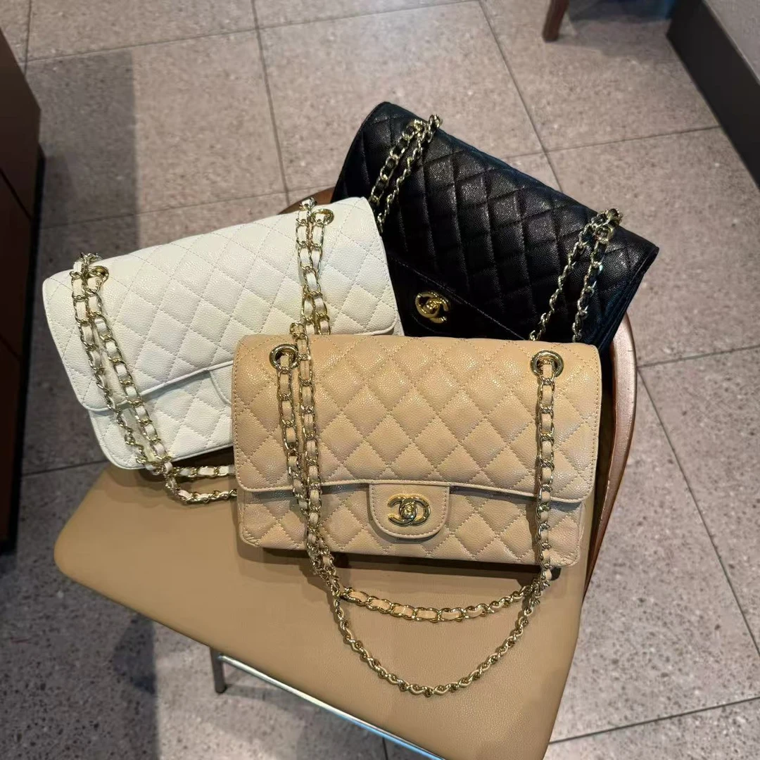 cf大包2025新款鱼子酱单肩斜挎包