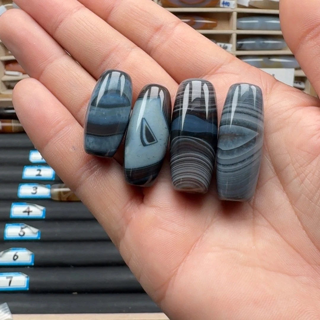 清***家玛瑙/玉髓未镶嵌颈饰