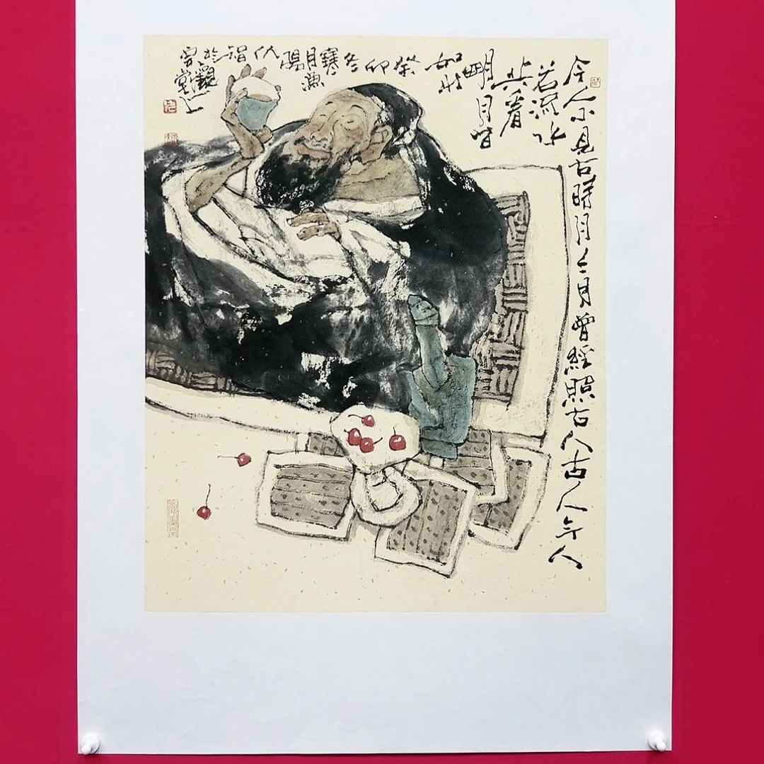 国画秋*仇智3平尺精品