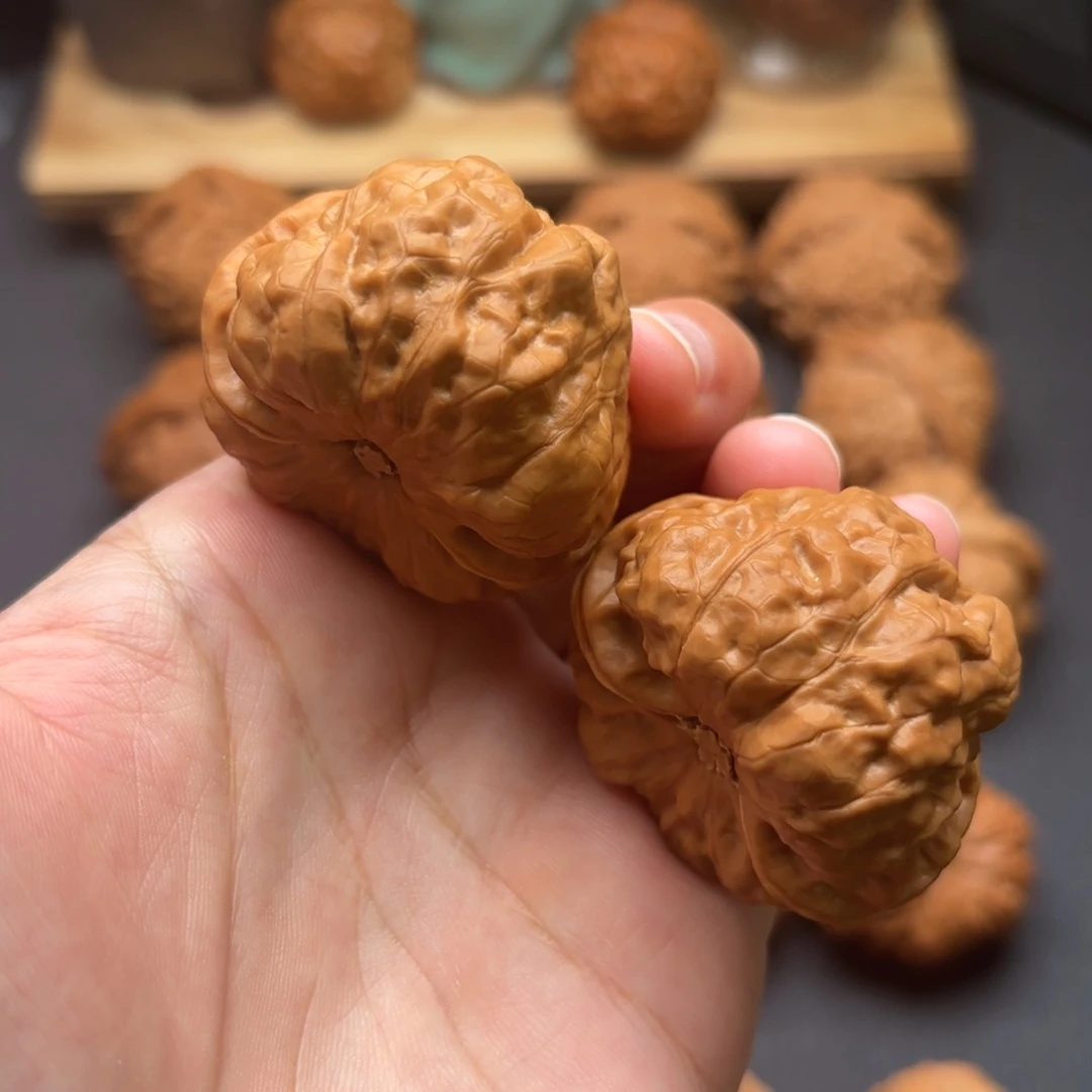 文玩核桃吊坠蛙饼43