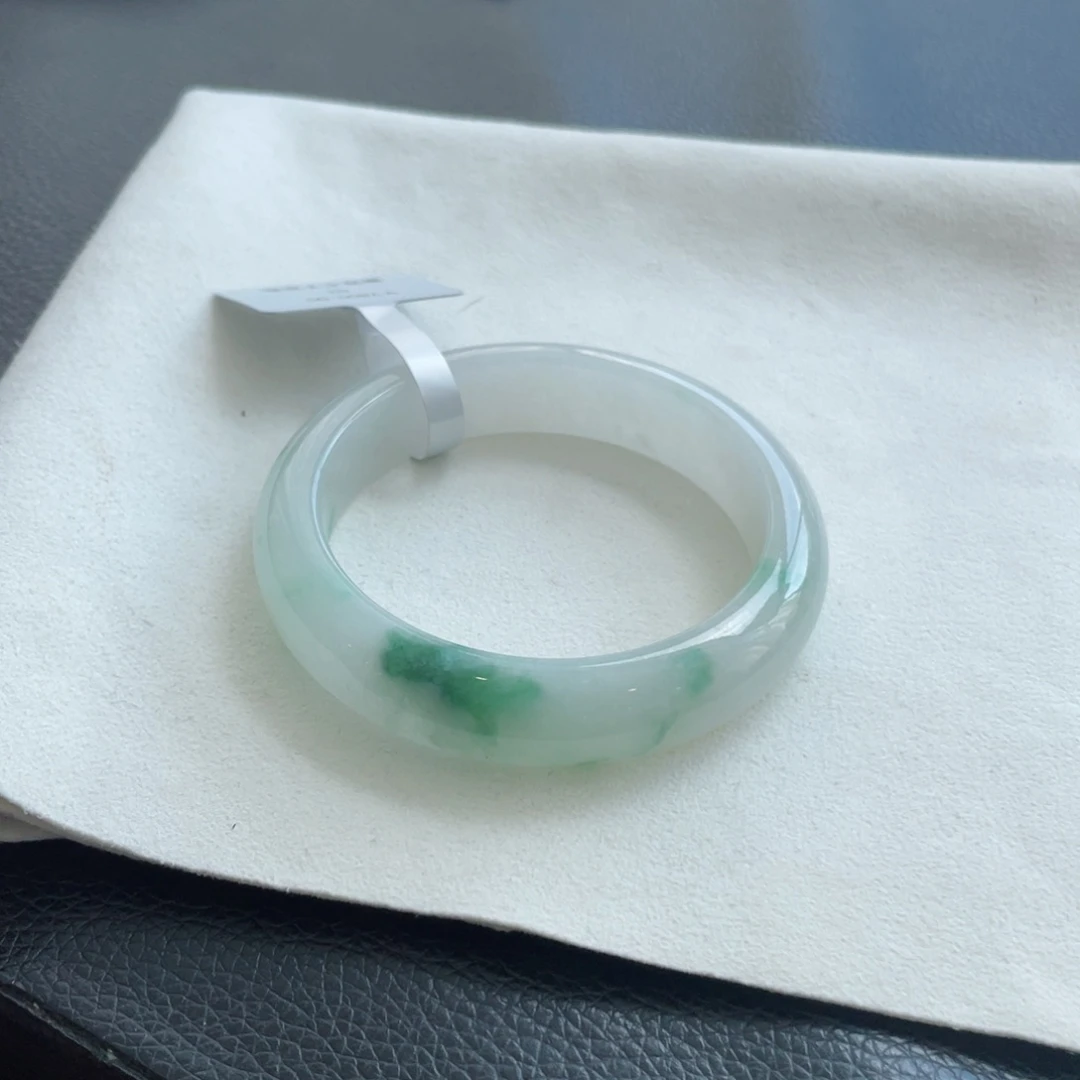 翡翠未镶嵌手镯纹53