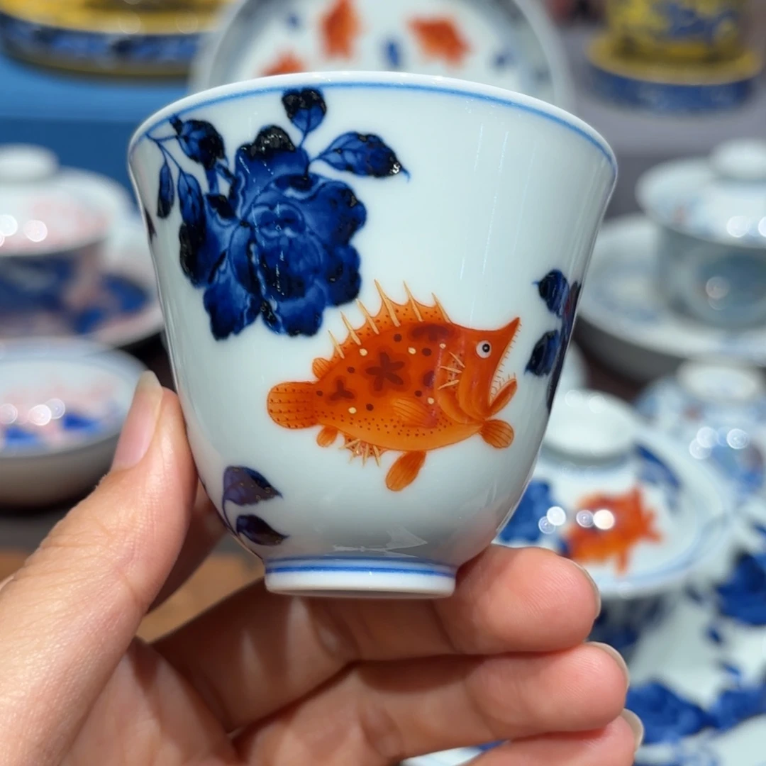 手工手绘陶瓷茶具