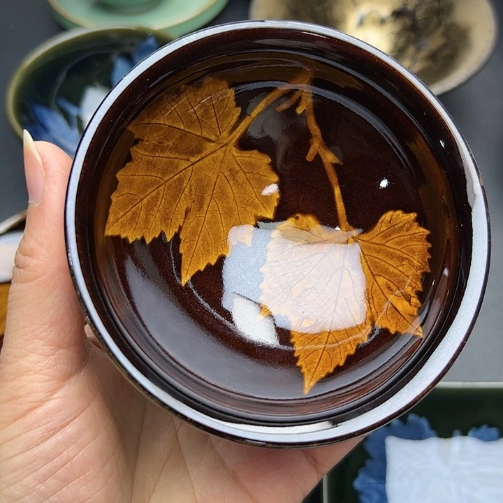 茶盏建窑建盏主人杯