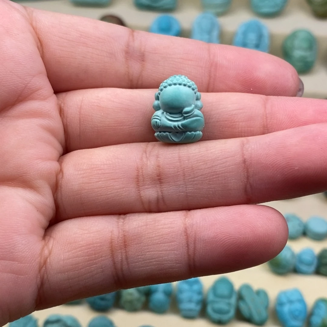 绿松石雕刻件未镶嵌?****.