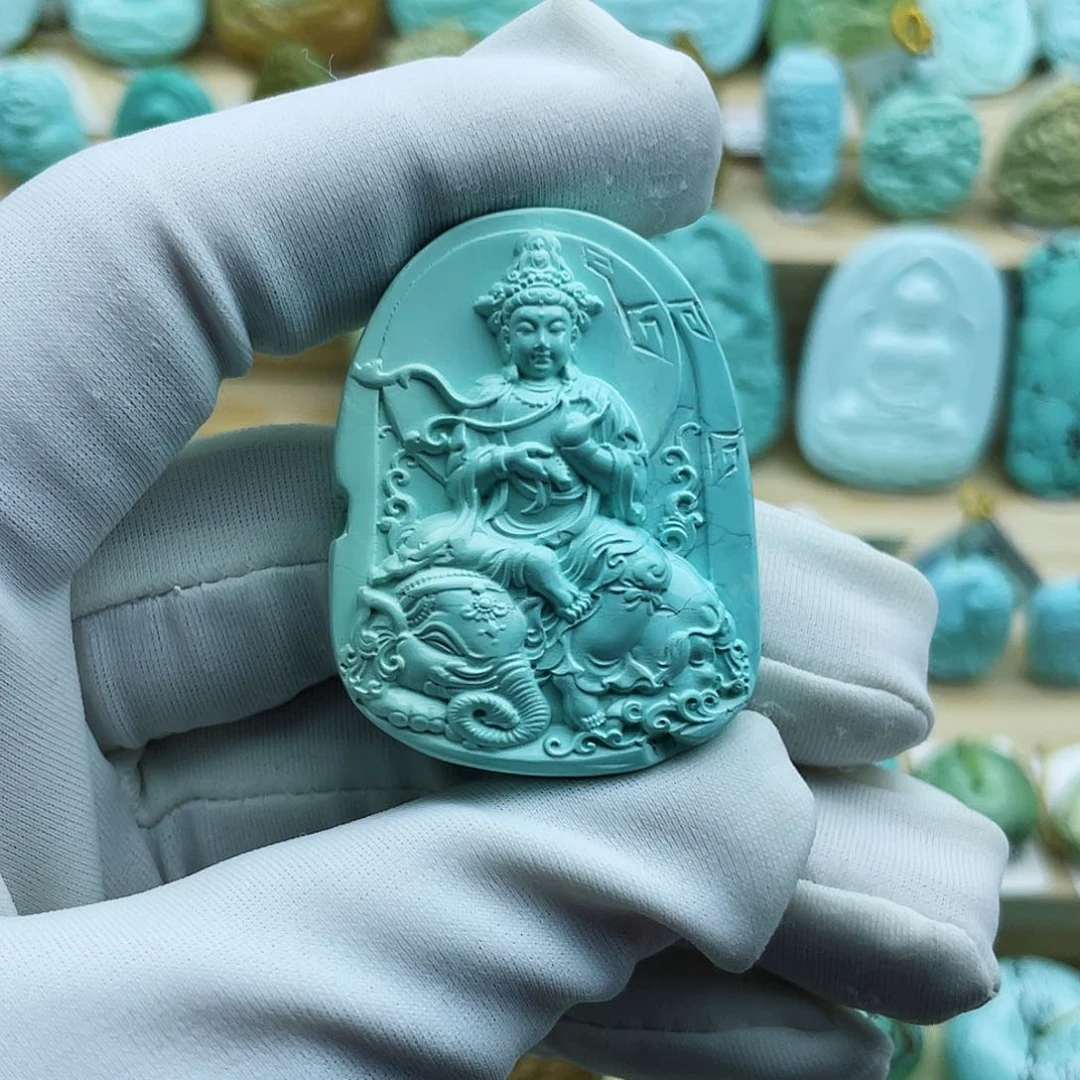 未镶嵌绿松石珠宝奇石