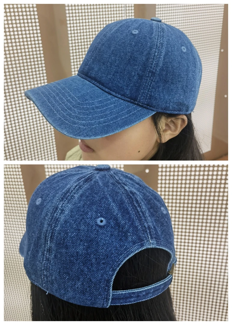 成人牛仔棒球帽显脸百搭户外帽子男女时尚遮阳防晒帽鸭舌帽女款