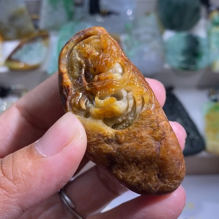 【闪购商品】颈饰未镶嵌翡翠龙牌