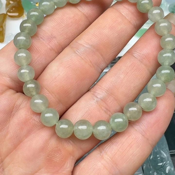 翡翠未镶嵌项圈卡6.8