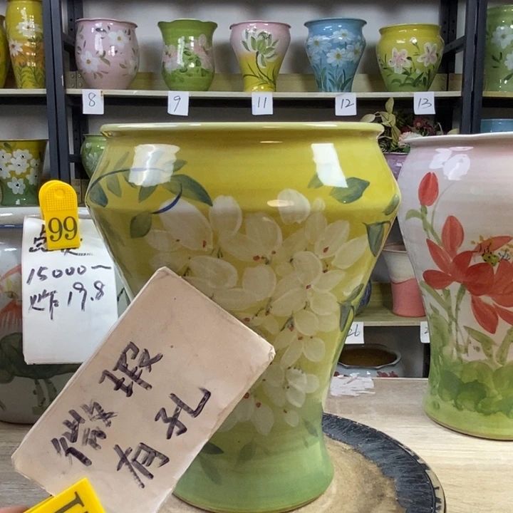 景德镇高温陶瓷花盆