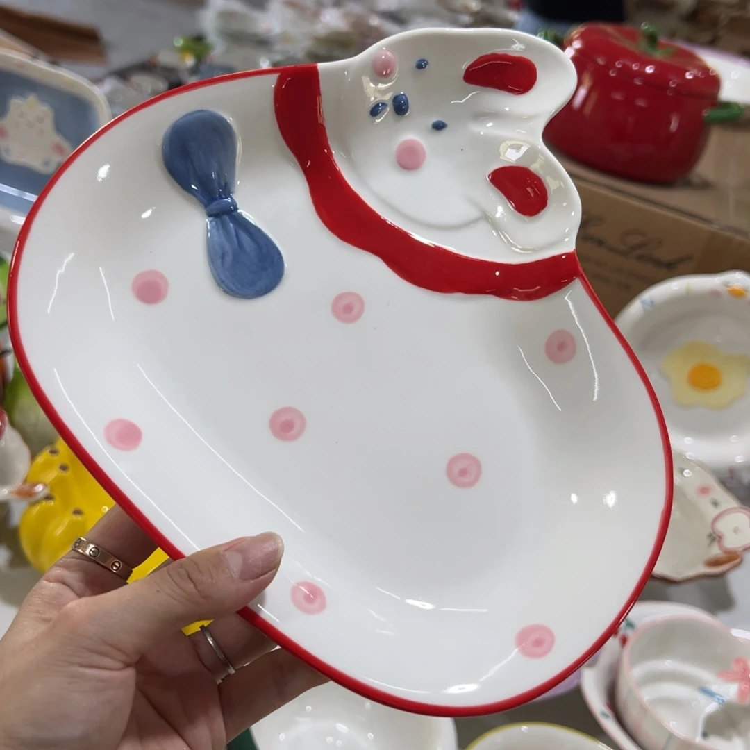 摆件高温陶瓷釉下彩正品