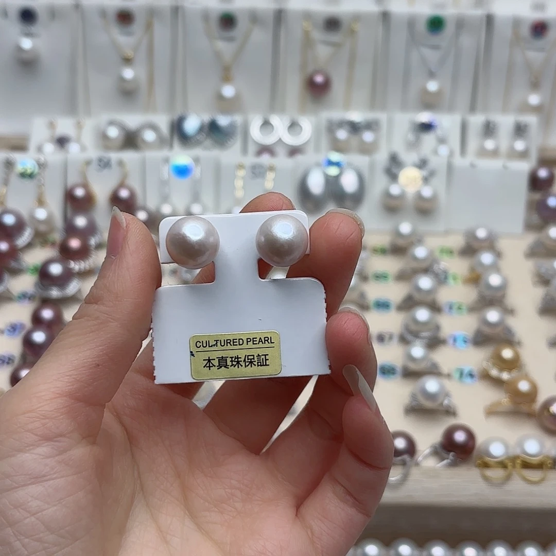 淡水珍珠颈饰银S925镶嵌