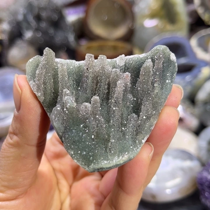 未镶嵌珠宝半成品水晶森林花盘