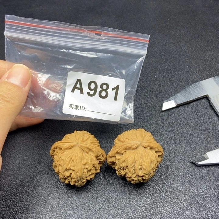 核桃手串/手链40白狮子微微瑕