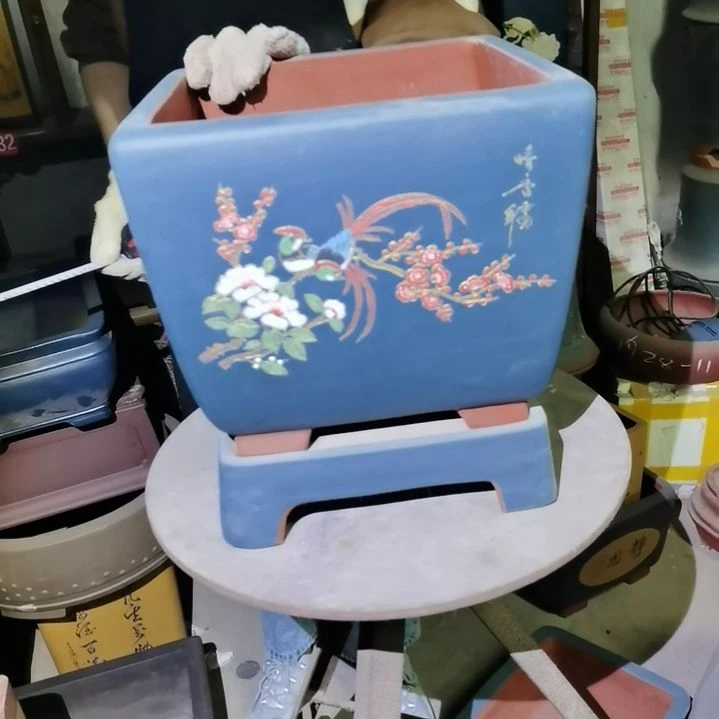 紫砂花盆紫砂花盆