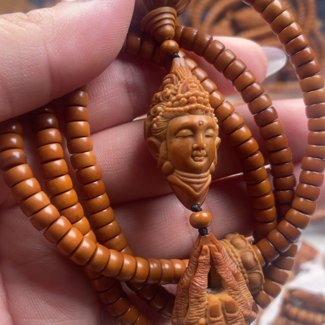 橄榄核手串/手链橄榄核核尖直切128