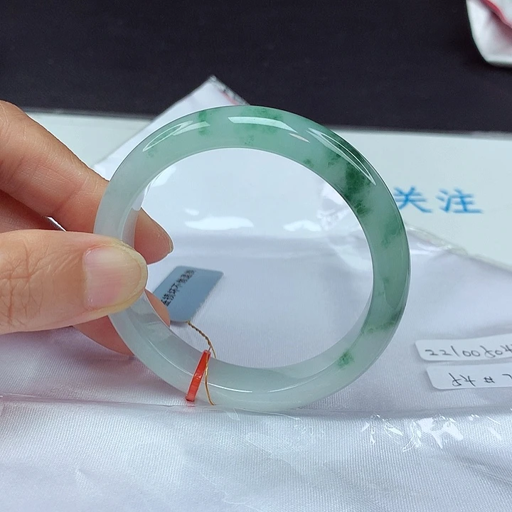 未镶嵌手镯翡翠54圈0440