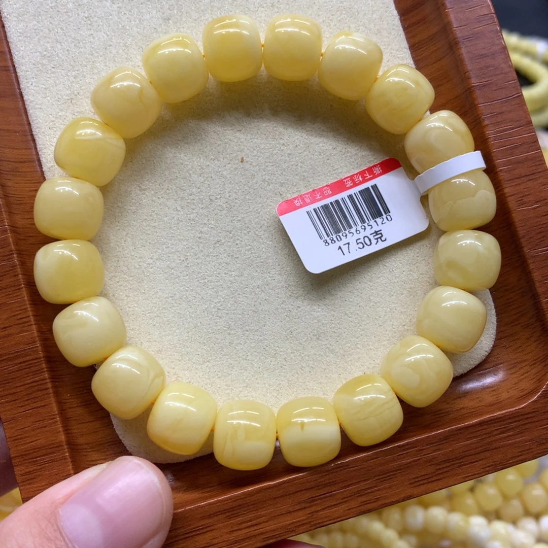 蜜蜡未镶嵌手链蜜蜡