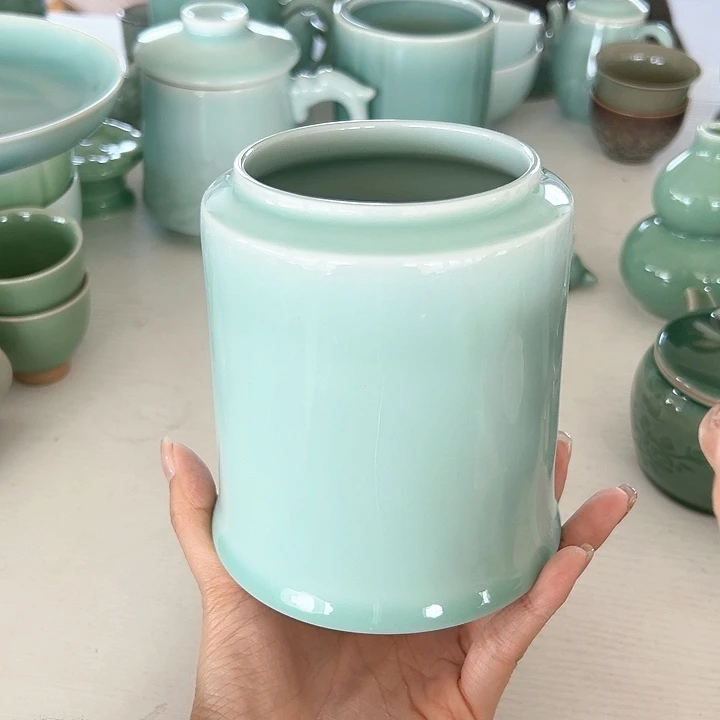小米茶器龙泉青瓷