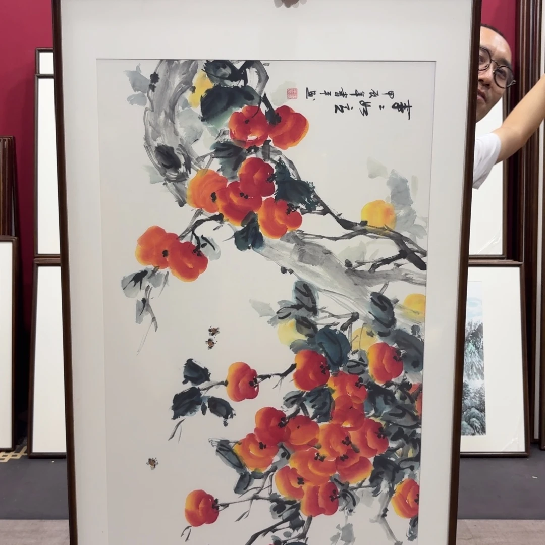 阿***敏国画带框160/80尺寸