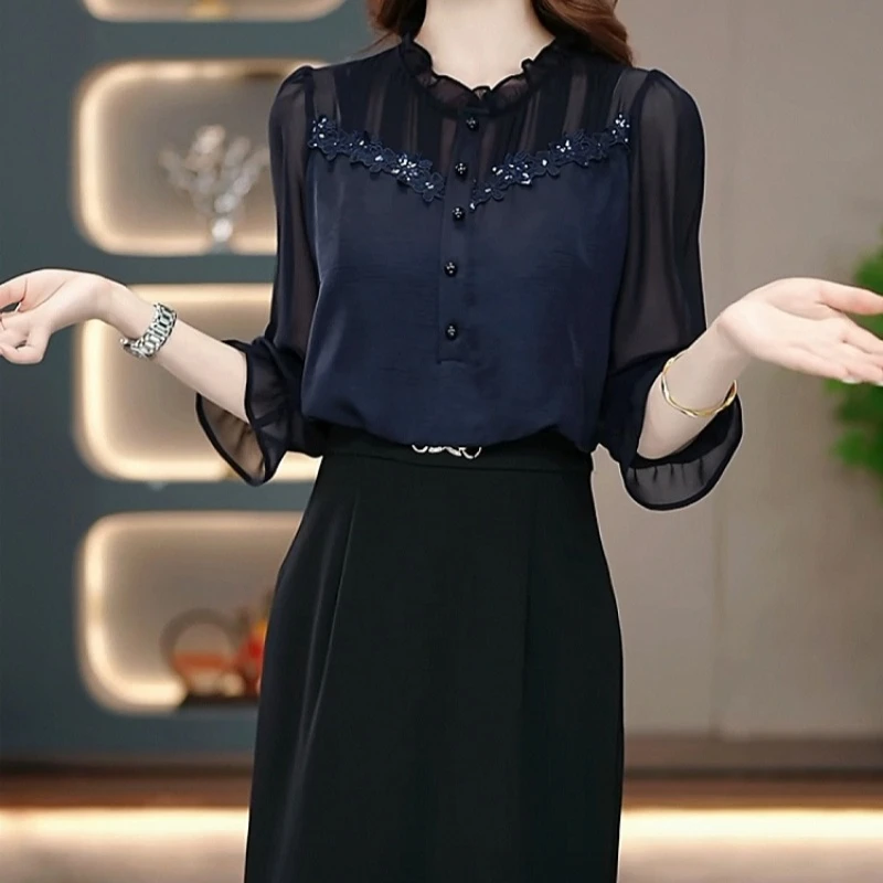 优雅时尚高端精致贵夫人气质2025夏季新款修身收腰显瘦百搭连衣裙