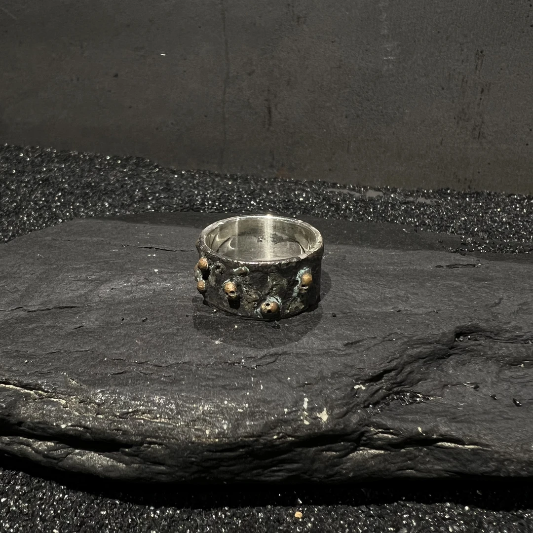 吊坠925银 灵史会馆-925银-骷髅戒指（孤品）