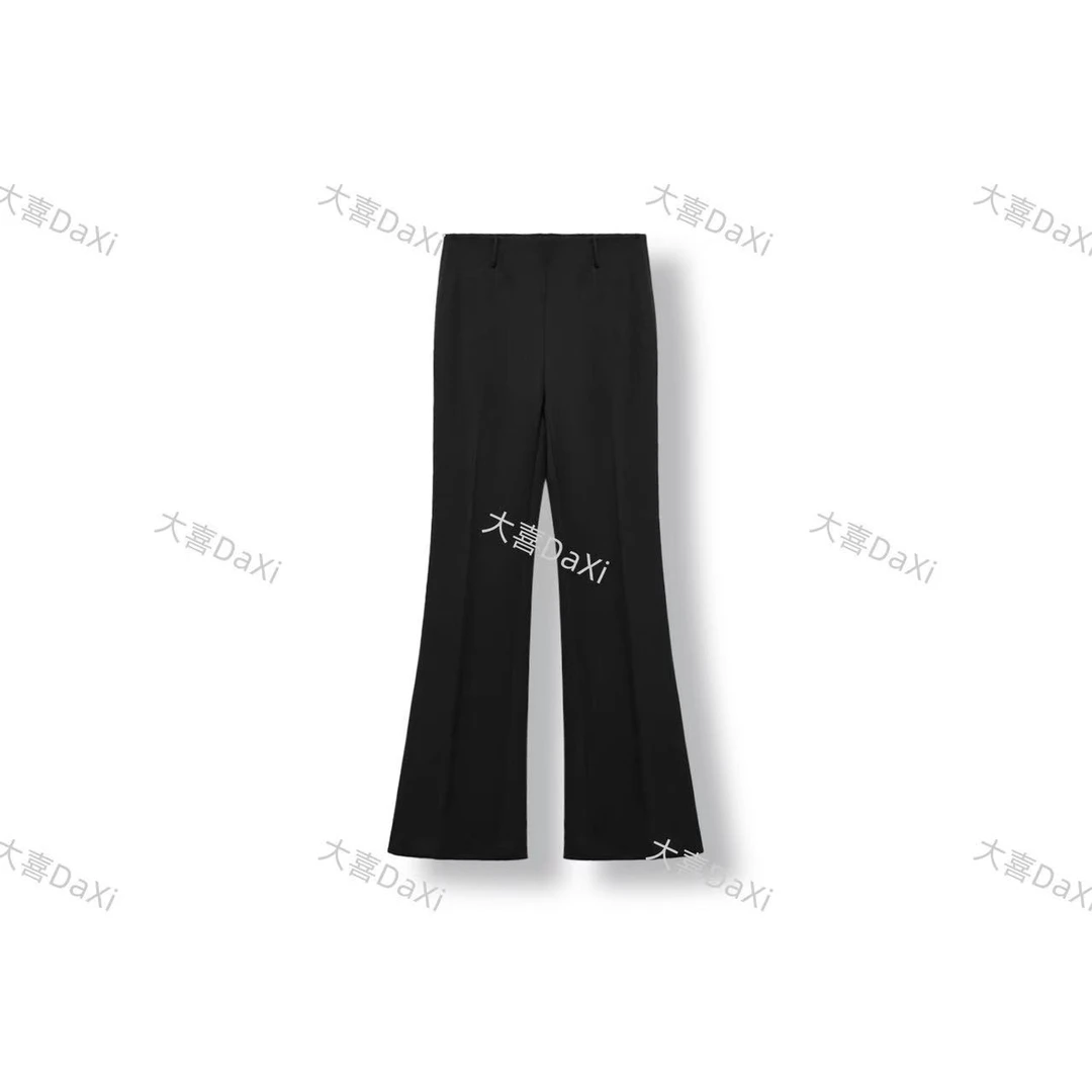*大喜【朗】新款高腰微喇气质百搭长裤【TC825602】