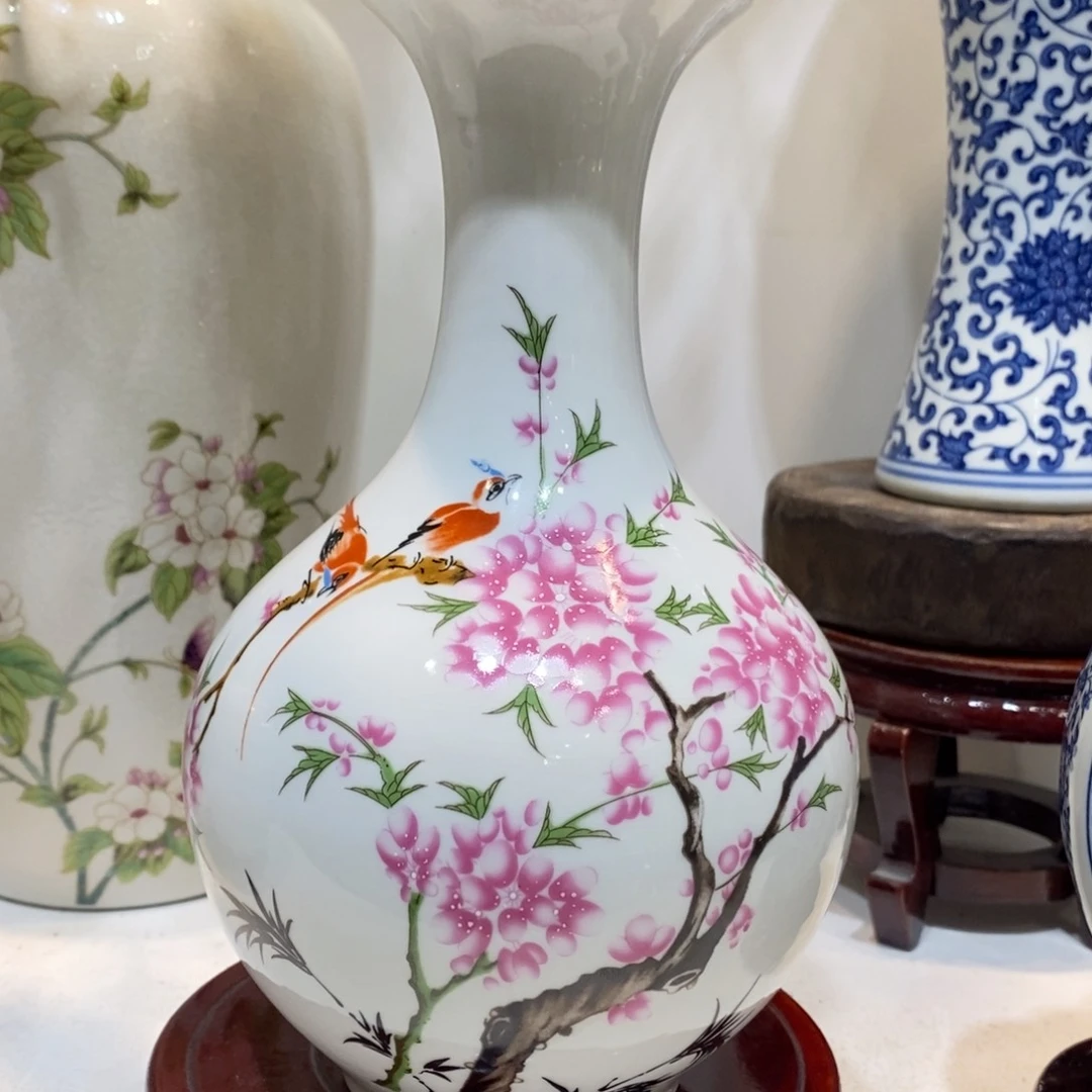 瓶景德镇陶瓷花瓶摆件