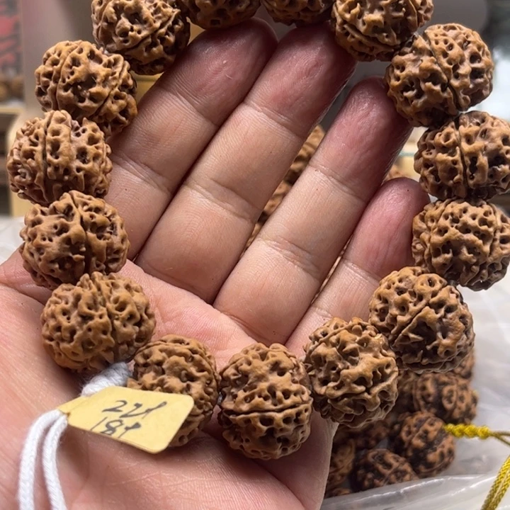 手串金刚菩提22+粗筋五星安娜货头