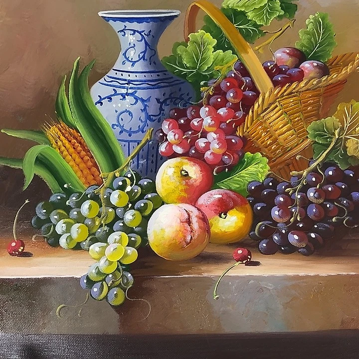 油画恭喜嘻嘻仔仔细细