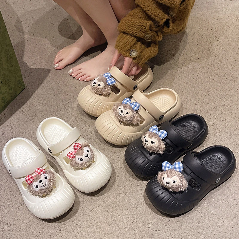 洞洞鞋女款夏季新款可爱2025增高厚底外穿