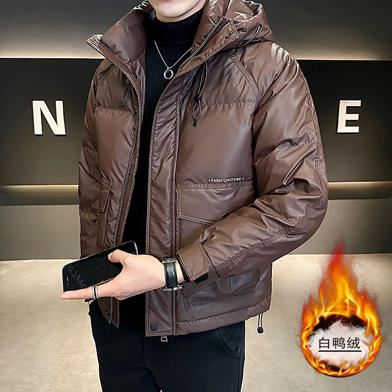 Mandsibil曼德西比利白鸭绒保暖轻薄羽绒服男士冬季男2025年新款