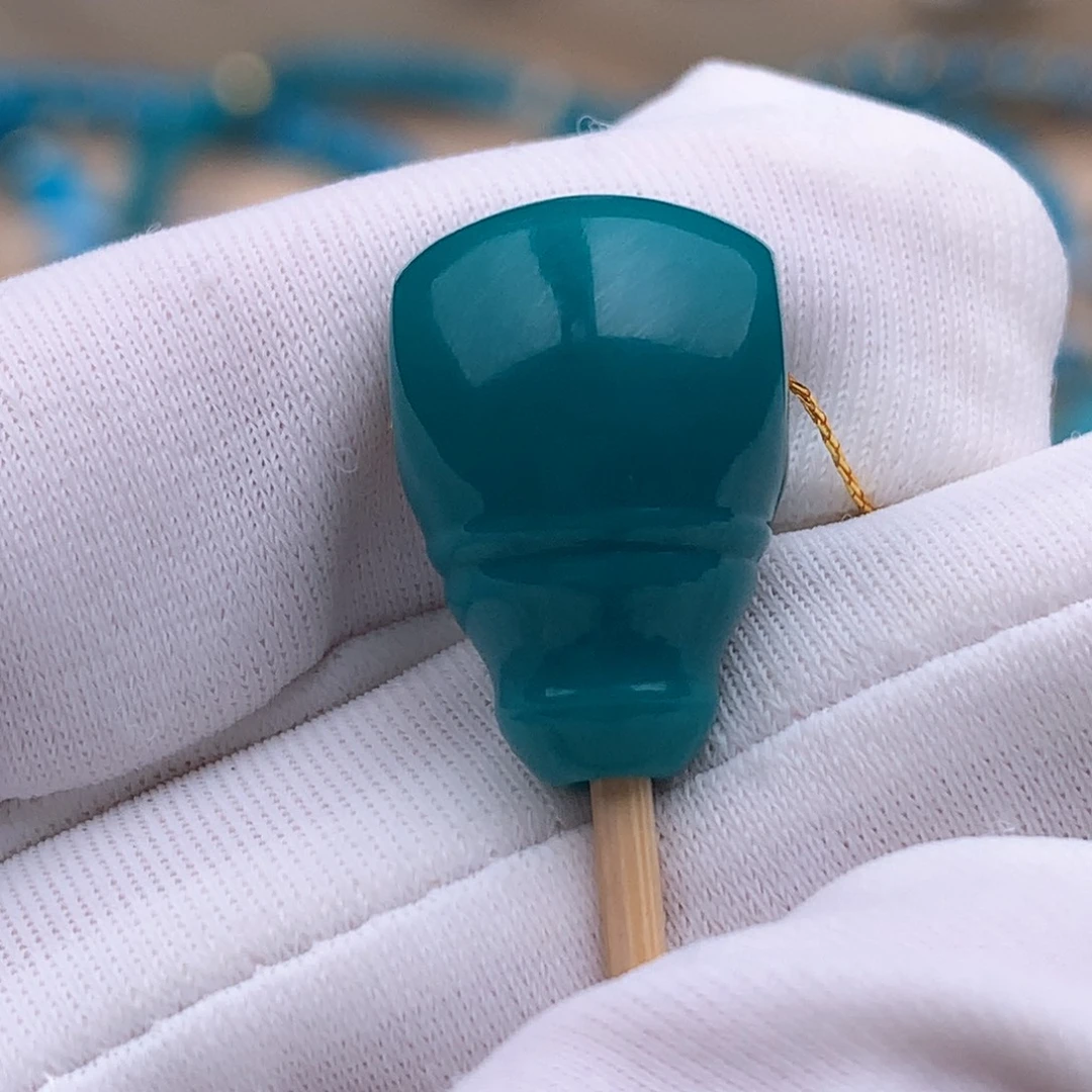 未镶嵌绿松石珠宝奇石11*10.6mm