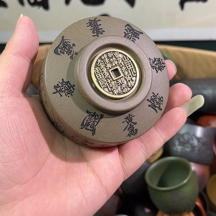 茶杯紫砂全手工紫砂主人杯
