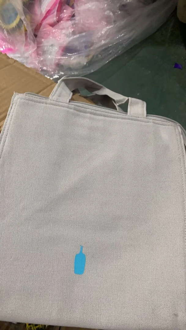 灰色多功能蓝色酒瓶保温保鲜单肩包